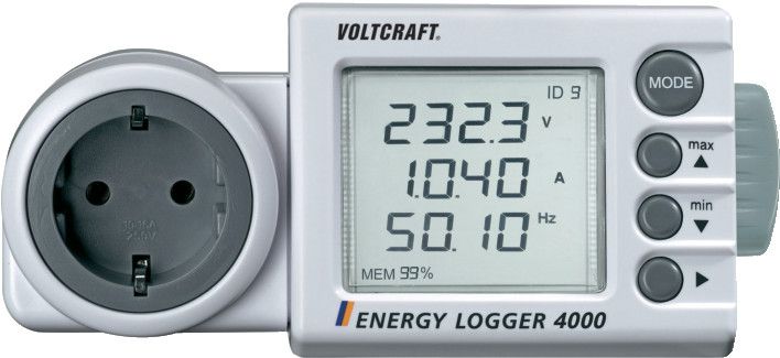 Energy Logger 4000: Seit 2008 gehören Energiekosten-Messgeräte zum VOLTCRAFT-Portfolio von Conrad (Bild: Conrad)