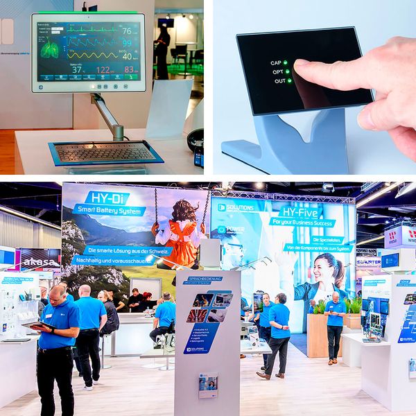 HY-LINE will be showcasing the latest products and innovations in the fields of Embedded Computing with Industrial PC and AnySurface Keyboard, Innovative HMI with PCAP under difficult environmental conditions, Safety Key, voice control and haptics at Hall 1, Stand 578. It will also address object recognition & AI via Object Recognition PC, the HY-Di Smart Battery System, IoT & Sensors, a Smart Shelf Display Solution, Components & Distribution, as well as energy-efficient displays. (Image:Bild:)