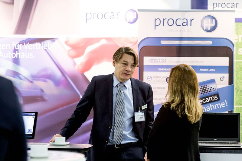 Karl-Heinz Schlapp vertrat den Softwarehersteller Procar auf den Autoservicetagen. Er ist einer der Pioniere auf dem Markt für Dealer-Management-Systeme. (Stefan Bausewein)