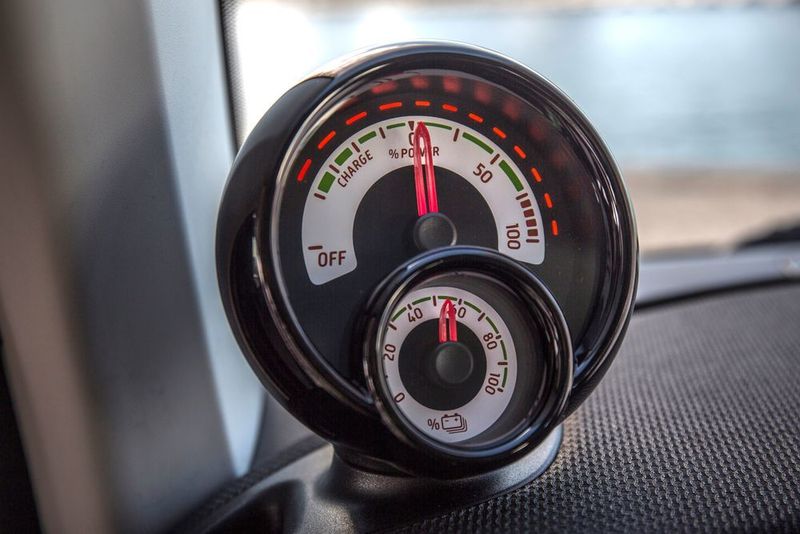Die Instrumente wurden dem Antrieb angepasst. (Daimler)