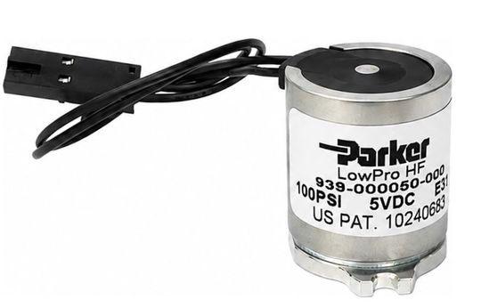 Zu den von Parker vorgestellten Produkten gehört das kürzlich eingeführte Miniatur-Proportionalventil „LowPro HF“.(Bild:  Parker Hannifin)