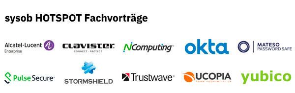 Die Hersteller Alcatel Lucent Enterprise, Okta und Pulse Secure sind neu in Sysobs Portfolio.   (Sysob)