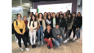 Borgnes Engagement für junge Frauen im Rahmen der Initiative „Schneider Women in Tech“. (Bild: Sophie Borgne)