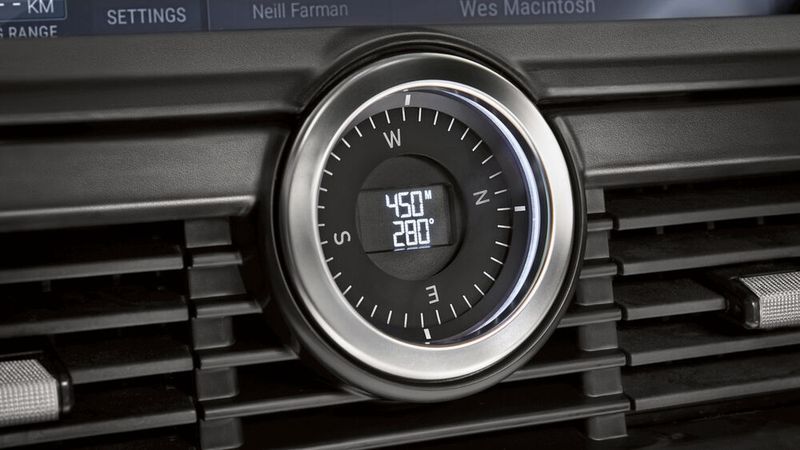 Mit an Bord: Kompass und Höhenmeter. (Ineos)