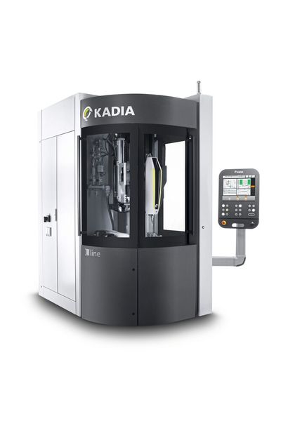 Kadia E line: Ultrakompakte Präzisions-Honmaschine für High Performance Honen mit neuer LH2x-Spindeltechnologie, integrierter Messtechnik und kontinuierlichem Bohrungsscannen – für höchste Maßgenauigkeit, kurze Taktzeiten und maximale Flächenproduktivität (Bild: Kadia)