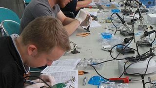 Die 15 Finalisten des ATR-Servicecamps durften ihr Können in Hamburg beweisen. (Foto: ATR-Service)