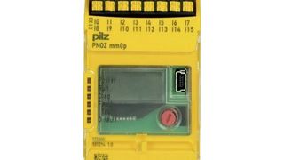 Dieses System, das sich heute in fast jedem Schaltschrank von Maschinen und Anlagen findet, ist ein Vertreter der Pnoz von Pilz – der Pnoz mm0p. Er schrieb Technikgeschichte. (Bild: Pilz)