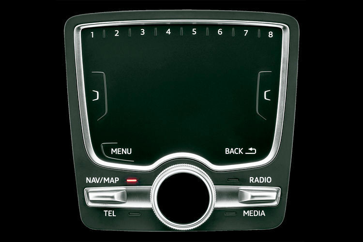 Das MMI „all-in-touch“-Bediensystem im Audi Q7 verfügt über ein Touchpad mit aktivem haptischem Feedback. (Bild: Preh)