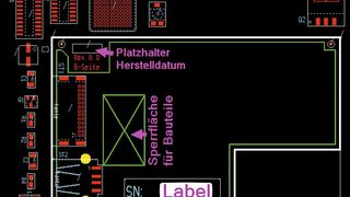 Bild 1: Vorgegebene Positionen für Stecker, Labels und Herstellkennzeichnung werden zuerst berücksichtigt (tecnotron elektronik)