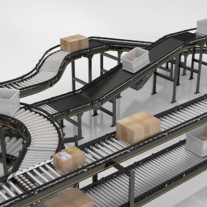 Die modulare Förderer-Plattform kann sowohl leichte wie auch schwere Lasten fördern.