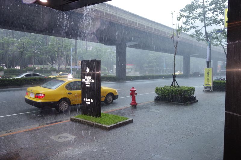 Taxi da und ich bin weg! Bei dem Wetter fällt einem die Heimreise sehr einfach. (Bild: IT-BUSINESS)
