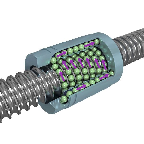 Bild 3: Verunreinigungen, die in die Kugelbahnen gelangen, verschlechtern die Funktion des Kugelgewindetriebs. (Bild: Thomson Industries)