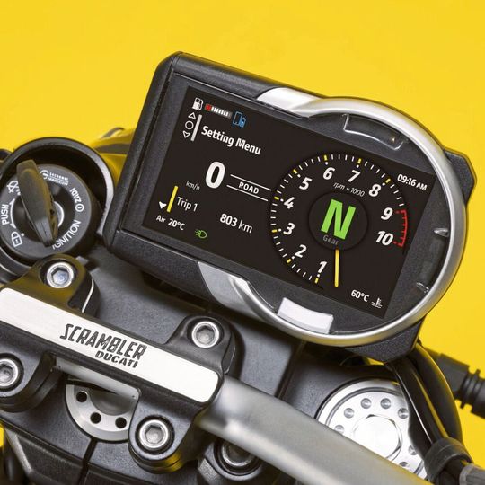 Der italienische Motorradhersteller Ducati setzt bei seinen digitalen Anzeigen auf MCU von Qt. Der italienische Motorradhersteller Ducati setzt bei seinen digitalen Anzeigen auf MCU von Qt.