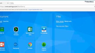 BlackBerry Digital Workplace integriert Awingu für den Zugriff auf Windows- und Linux-Anwendungen, Desktops, das Unternehmensintranet sowie SaaS und Dateifreigaben. (Bild: BlackBerry)