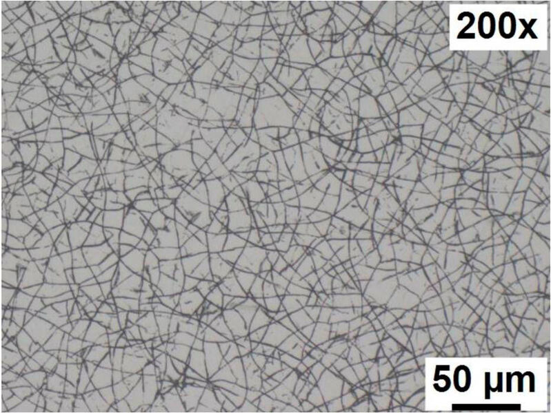 Die Kolbenringbeschichtung GDC60 verfügt über ein feineres Mikrorissnetzwerk mit mehr und gleichmäßiger verteilten Nanodiamantpartikeln ... (Federal-Mogul)