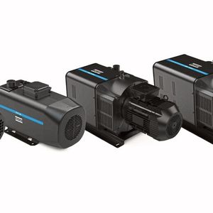 Die neuen trockenen Drehschieber-Vakuumpumpen der DVS-Serie von Atlas Copco.(Bild:  Atlas Copco)