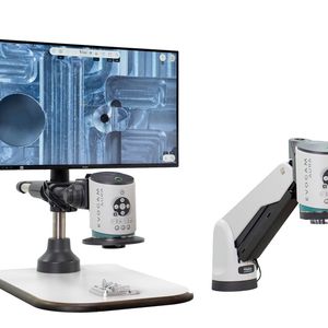 EVO Cam AURA: 4K-Bildgebung und ein vollständig integriertes Inspektions-Toolset bieten Qualitäts- und Produktionsteams in einem einzigen System schärfere Details, ein schnelleres Setup und auditfähige Dokumentation.(Bild:  Vision Engineering)