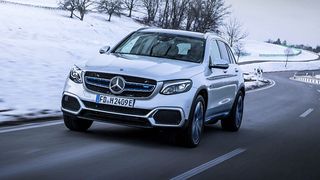 Ab Herbst will Mercedes den wasserstoffbetriebenen GLC F-Cell ins Rennen gegen Toyota Mirai und Hyundai Nexo schicken. (Daimler)