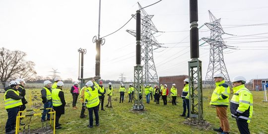 Das InnovationLab im Umspannwerk Maade in NIedersachsen erstreckt sich über eine Fläche von rund 900 Quadratmetern.(Bild:  Jade Hochschule/Markus Hibbeler)