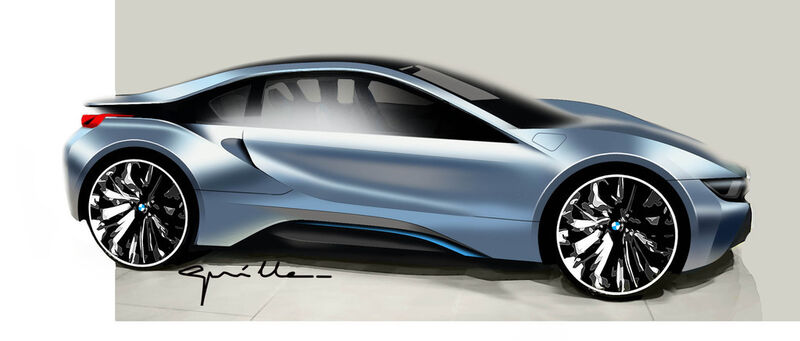 Der BMW i8 startet ab Juni 2014 auf sportliche und umweltfreundliche Weise auf den Straßen durch. (BMW)