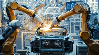 Europe´s car manufacturing is highly automated. Image for illustrative purposes only. (Source: Stock.Adobe.com - Abdul Rahim)