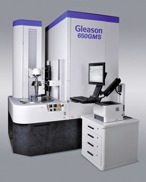 Das Gleason-Verzahnungsmesssystem 650 GMS reduziert die Prüfzeiten von Zylinder- und Kegelrädern deutlich. (Bild: Gleason)