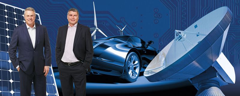 Holger Spiegel (links) wird zum 1. Januar 2021 als Sprecher des Geschäftsführers (CEO) fungieren. Er war nach seinem Maschinenbau-Studium 25 Jahre bei der Robert Bosch GmbH tätig, zuletzt als Vertriebsleiter Powertrain für den weltweiten Vertrieb. Thilo Gleisberg (rechts) ist seit dem 1. November als CTO für die Bereiche Produktion, F&E, Einkauf und Logistik verantwortlich. Er ist Diplom-Ingenieur Maschinenbau und hat einen MBA in General Management. Über 20 Jahre seiner Laufbahn war er bei der Robert Bosch GmbH in verschiedenen leitenden Positionen tätig. (Bild: Isabellenhütte Heusler)