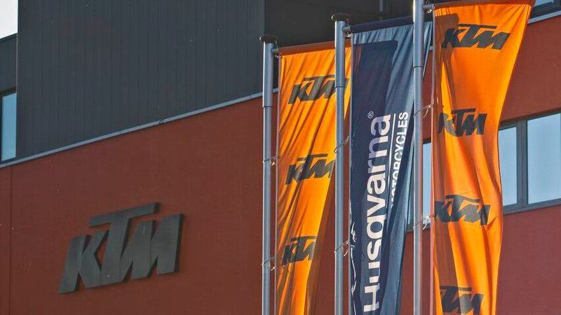 Der insolvente Motorradhersteller hat wieder eine Perspektive. In Kürze wird die Finanzspritze eines noch ungenannten Investors erwartet.(Bild:  KTM)