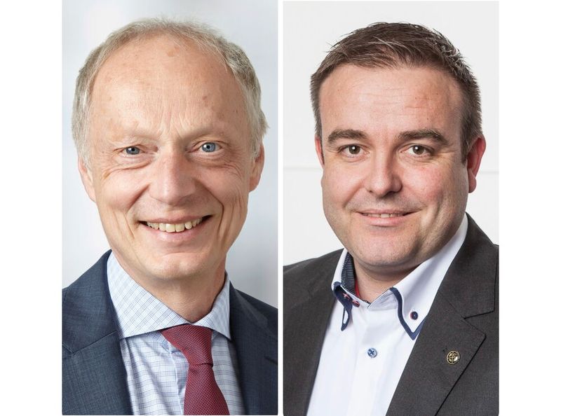 Michael Klotz (rechts im Bild) wurde mit Wirkung zum 13. Mai 2026 zum Geschäftsführer berufen. Er übernimmt die Geschäftsführung gemeinsam mit Uwe Thomsen (links im Bild), der den Vorsitz der Geschäftsführung innehat. (Bild: Propan Rheingas)