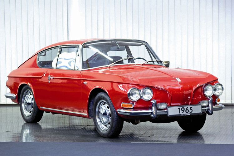 Fließheck-Variante: Der Karmann-Ghia-Prototyp 1600 TL von 1965. (Foto: VW)
