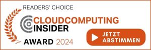 „Willkommen bei der großen CloudComputing-Insider-Leserwahl!