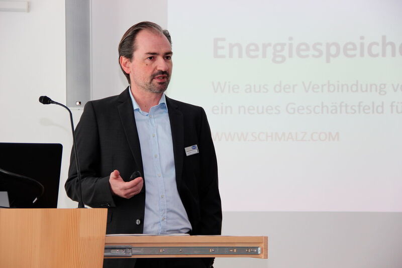 Leitet das neue Geschäftsfeld Energiespeicher: Andreas Schiegl erläuterte die Hintergründe. (Gillhuber)