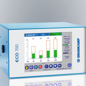 Die Brankamp Eco 700 eignet sich für das Monitoring von Ein- und Doppeldruckpressen, Gewindewalzen und Mehrstufenpressen.