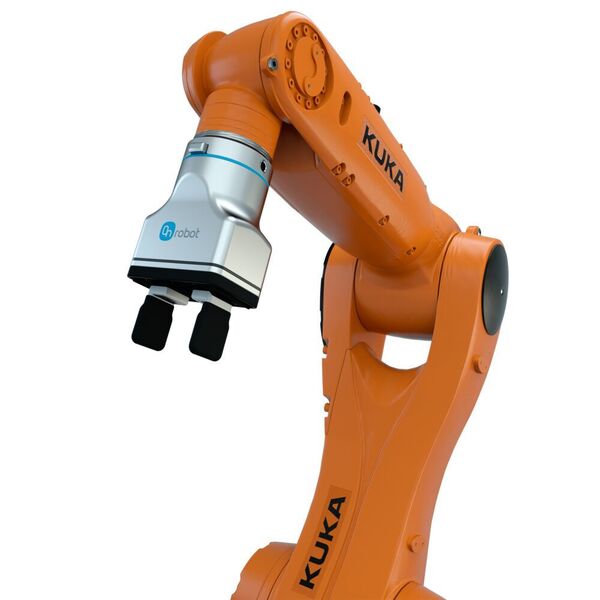 Der 2FG7 integriert sich nahtlos in die On-Robot-Produktpalette und ist mit vielen kollaborierenden Robotern und leichten Industrieroboterarmen kompatibel.  (On-Robot)