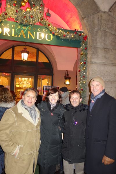 (v. l.) Werner Theiner, eco, mit Elena Hansen, CA, Bruno Müller und Andreas Natter, Contec-X. (Bild: IT-BUSINESS)