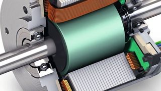 Bild 1: Wicklungen mit Eisenkern führen zu einem höheren Magnetfluss und der Motor wird stärker. (Maxon)