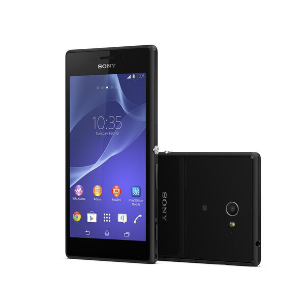 Das neue Xperia M2 von Sony ist ein LTE-Smartphone mit einer Acht-Megapixel-Kamera. (Bild: Sony)
