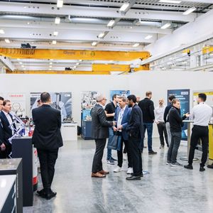 Impressionen vom 1. Tag der Grob-Hausmesse.(Bild:  Grob-Werke)