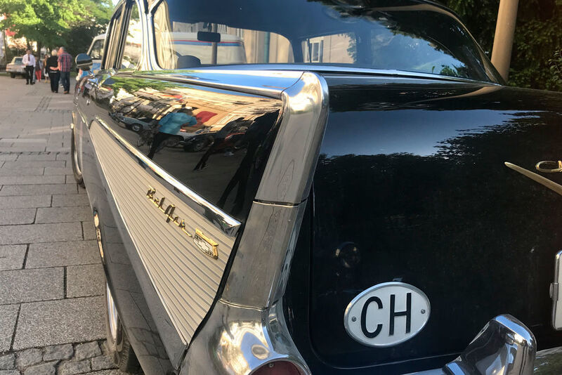 Ordentlich Heckflosse zeigte der Chevrolet Bel-Air aus dem Jahr 1957. (Grimm/»kfz-betrieb«)