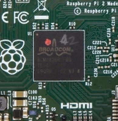 Broadcom-Chip BCM283: Raspberry Pi 2 B bietet eine Vierkern-CPU Broadcom-Chip BCM283: Raspberry Pi 2 B bietet eine Vierkern-CPU