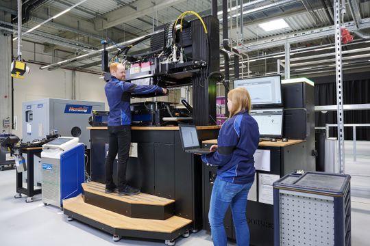 (Additive Fertigung mit Metallen. Bildquelle: BMW Group)