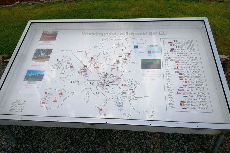 Im Spessart befindet sich nämlich der geografische Mittelpunkt der Europäischen Union. (Bild: Dotzler, Dominsky, Lacher, Maderner, Michel, Rosenow, Schweitzer/»kfz-betrieb“)