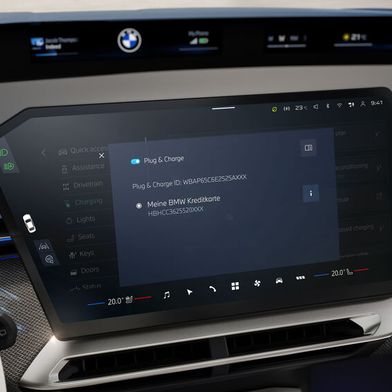 BMW integriert das kontaktlose Zahlen in seine vollelektrischen Modelle. (Bild: BMW)