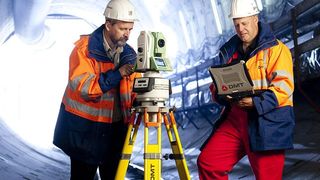 Vermessungskreisel GYROMAT 3000 im Einsatz  (Bild: DMT)