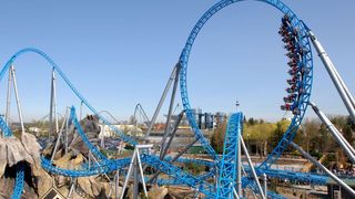 Die per Linearmotor beschleunigte und durch Gefran Umrichter versorgte Achterbahn im Europapark in Rust. Bild: Mack Rides (Archiv: Vogel Business Media)