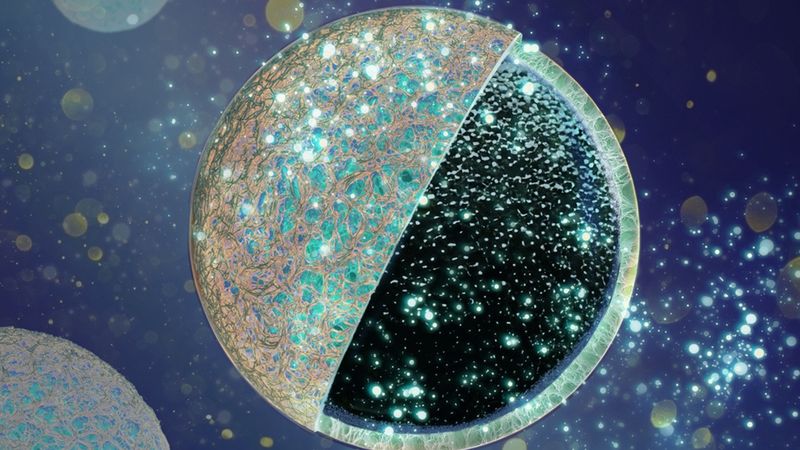 Eine äußere Schutzschicht schirmt den porösen Kern der Kohlenstoffanode gegen unerwünschte Einlagerungen ab und erhöht so die Leistungsfähigkeit der Batterie.(Bild:  BAM)