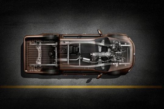 Klassische Pickup-Technik unter dem Blech: Der Amarok besitzt einen stabilen Leiterrahmen aus Stahlprofilen. (Archiv: Vogel Business Media)