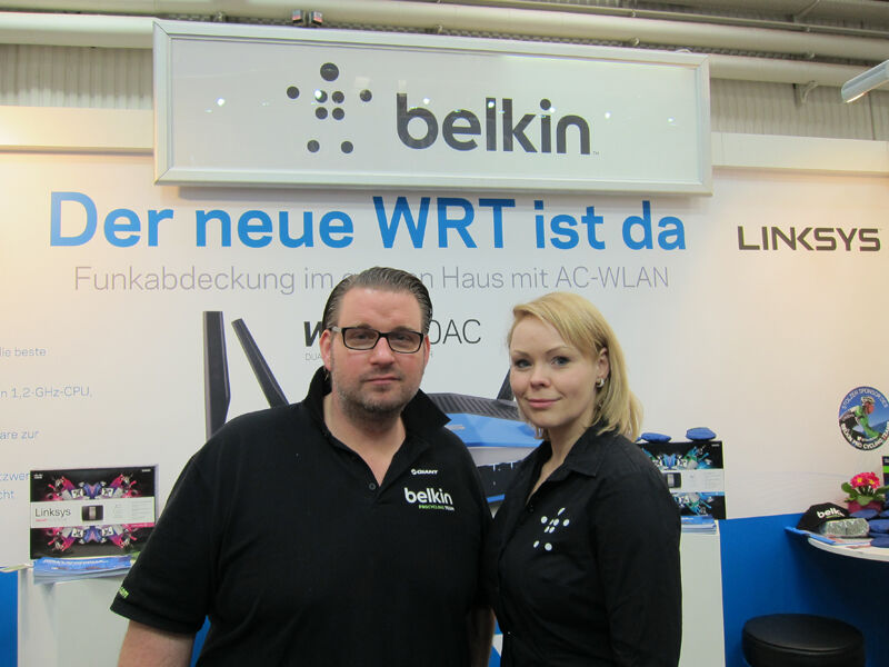 Anika Reisch und Tobias Lippke, belkin (Bild: IT-BUSINESS)