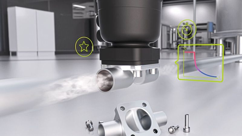 Das Rohrumformgehäuse hilft bei der Gestaltung leichterer Anlagen und nachhaltigerer Prozesse in der Pharma-, Food- und Kosmetikindustrie (Bild: Bürkert Fluid Control)