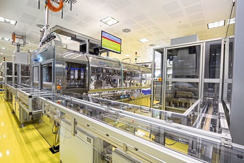 Für das neue Applikationssystem wurde in Dortmund eine Produktionsfläche für eine weitere flexible Montagelinie geschaffen. (Boehringer Ingelheim )